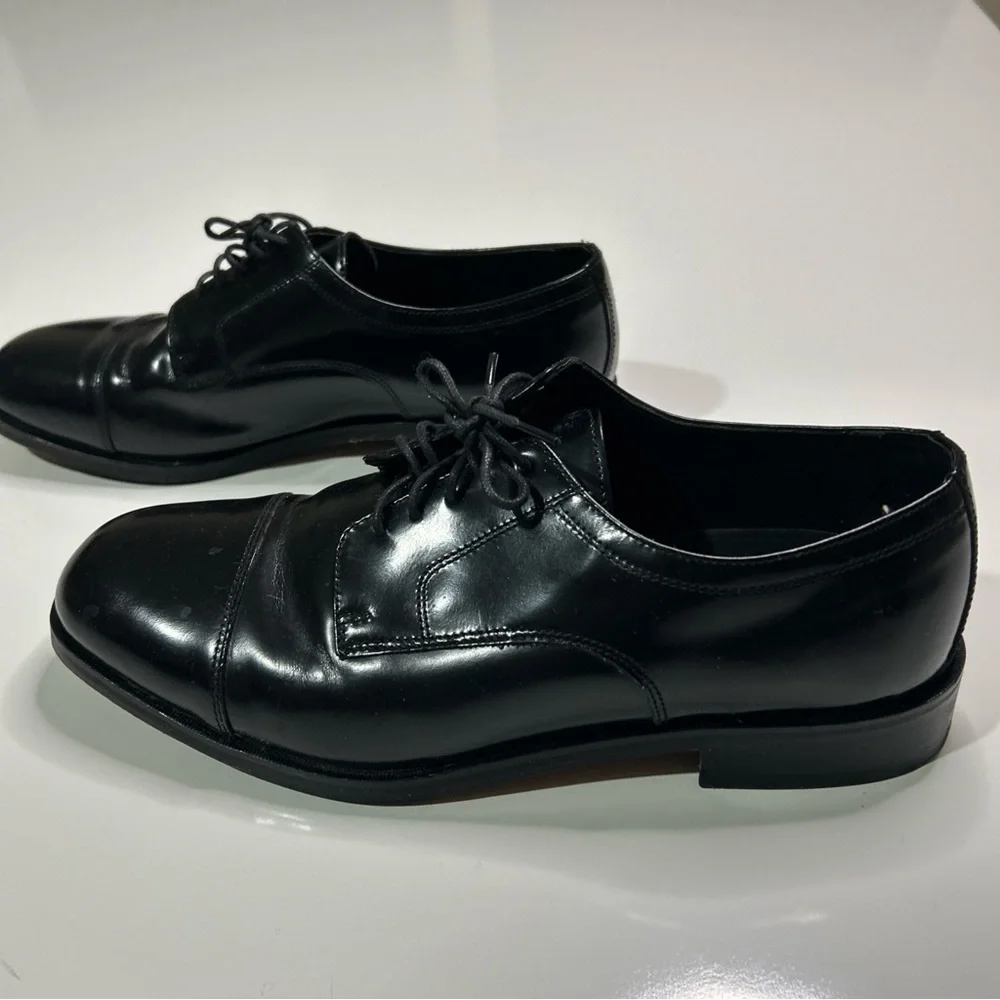 Nunn Bush Black Oxford Leather Shoes